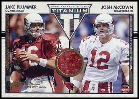 102 Jake Plummer Josh McCown RC, MEM, SN250